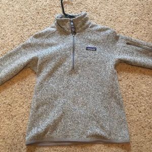 Patagonia gray quarter zip